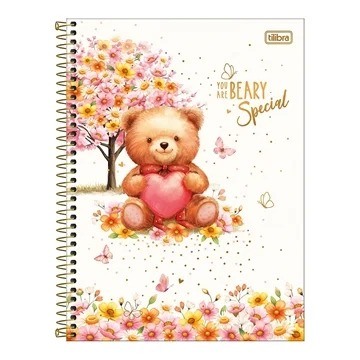 CADERNO 1X1 C.D. LOVE  BEARS